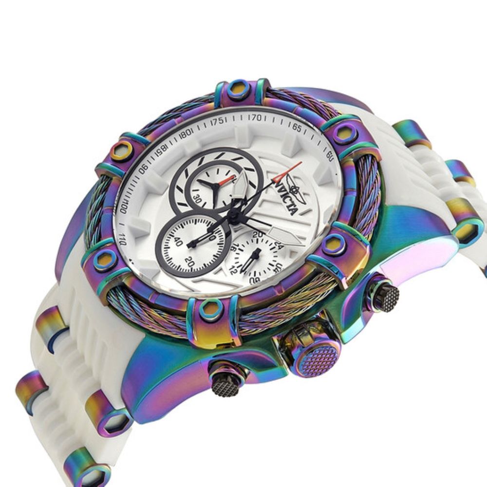 Invicta Bolt Quartz White Dial Analog Watch - For Gents 25530