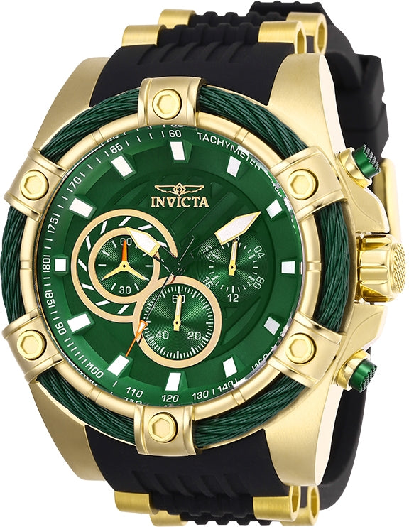 Invicta Bolt Quartz Green Dial Analog Watch - For Gents 25532