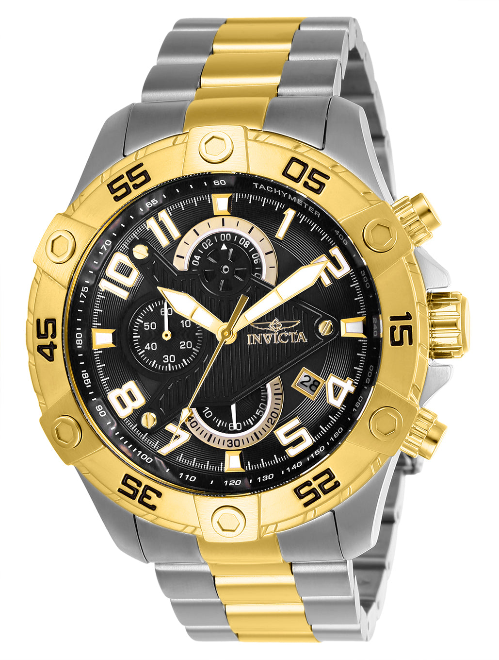 INVICTA S1 Rally Quartz Movement Black Analog  Dial Watch For Gents- 26100