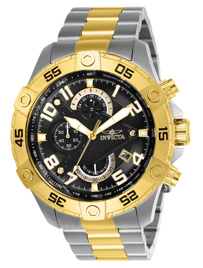 INVICTA S1 Rally Quartz Movement Black Analog  Dial Watch For Gents- 26100