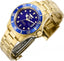 Invicta Men's Pro Diver Fashion Gold Stainless Steel Strap Blue DIal Watch -26974