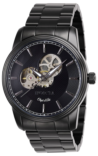 Invicta Objet D Art Automatic Black Dial Analog Watch For - Gents 27564