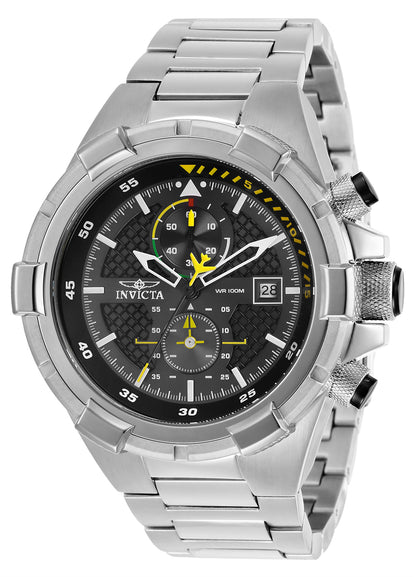 INVICTA Aviator Quartz Movement Black Analog  Dial Watch For Gents- 28108