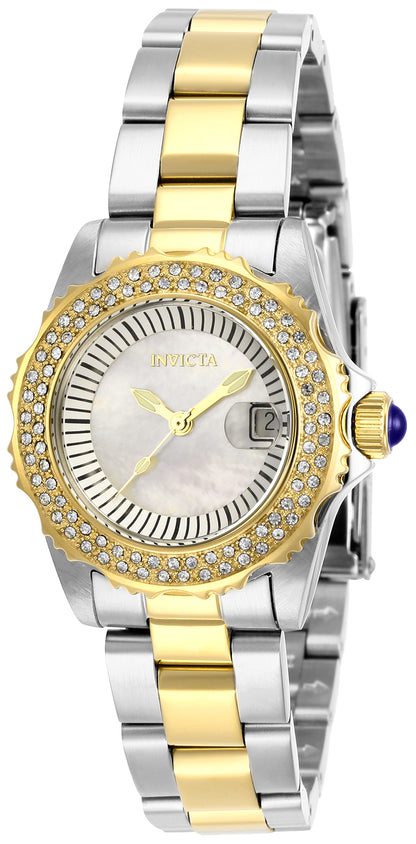 INVICTA Angel Quartz Movement White Analog  Dial Watch For Ladies- 28443