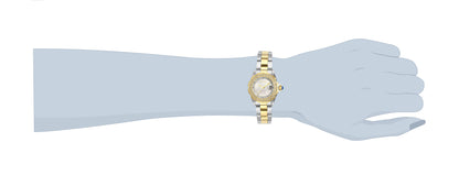 INVICTA Angel Quartz Movement White Analog  Dial Watch For Ladies- 28443