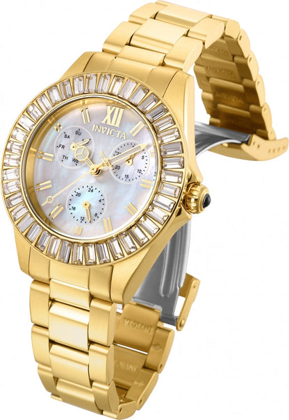 Invicta Angel Quartz Caliber VH68 Movement White Dial Analog Watch For - Ladies 28452