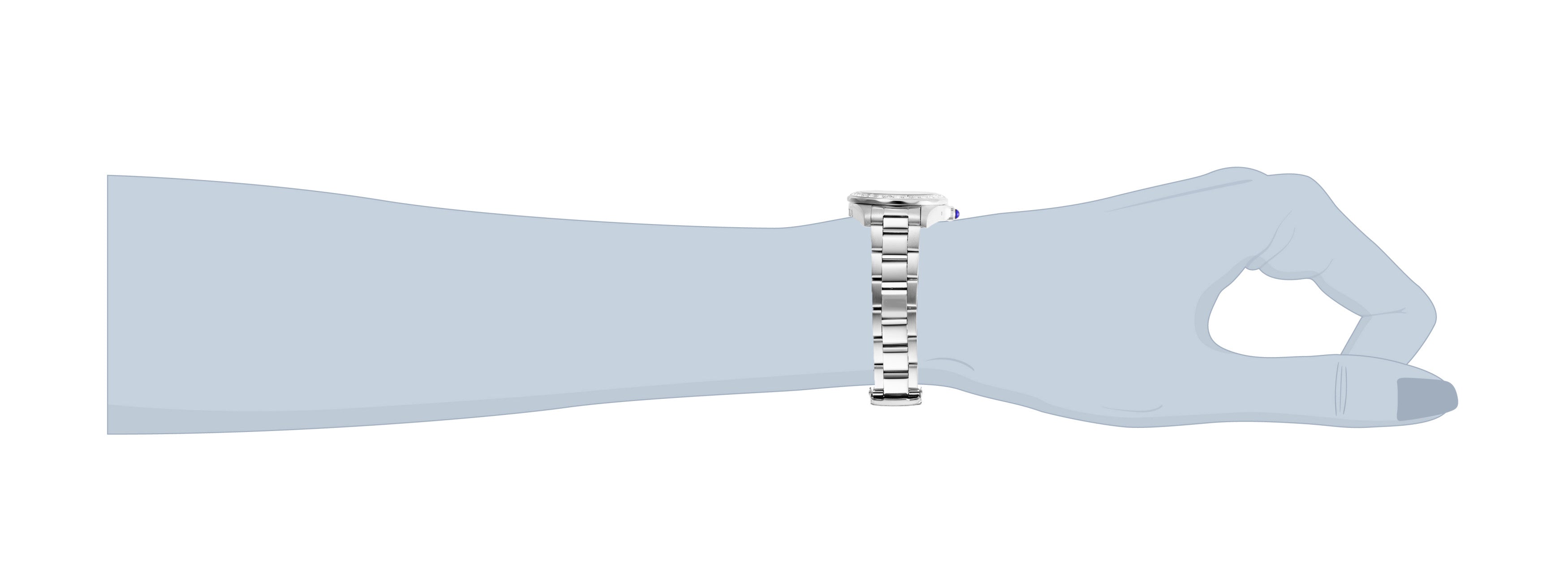 INVICTA Angel Quartz Movement White Analog  Dial Watch For Ladies- 28463