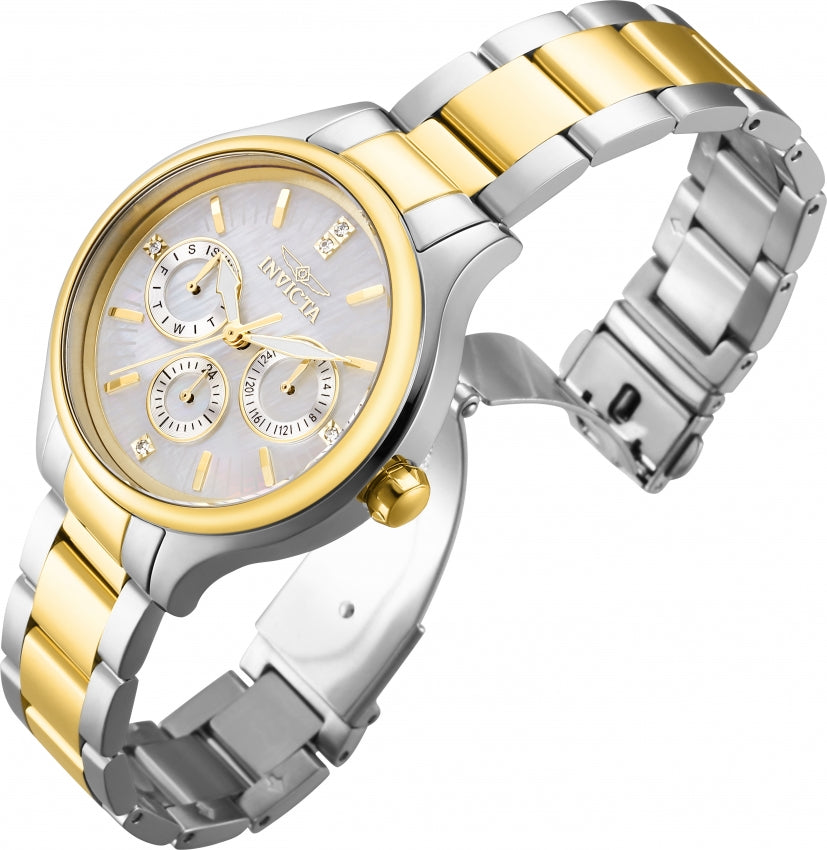 Invicta Angel Quartz Caliber VH63 Movement White Dial Analog Watch For - Ladies 28655