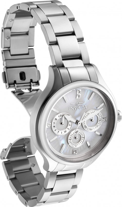 Invicta Angel Quartz Caliber VH63 Movement White Dial Analog Watch For - Ladies 28656