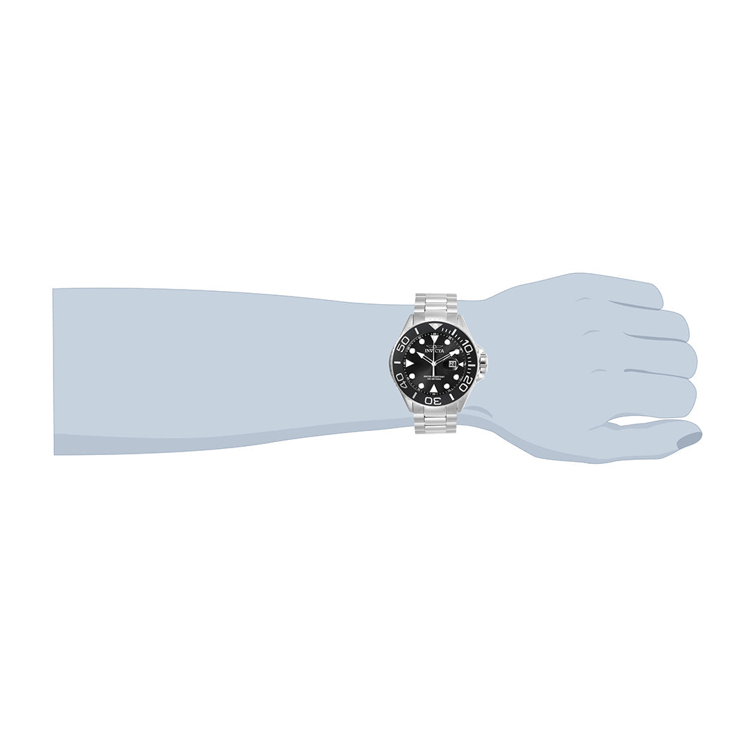 Invicta Analogue Silver Dial Men&