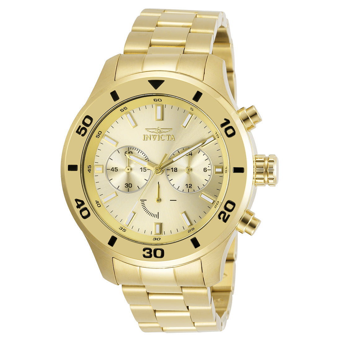 Invicta Specialty Analog Gold Dial MenS Watch-28887