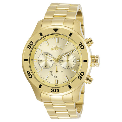 Invicta Specialty Analog Gold Dial MenS Watch-28887