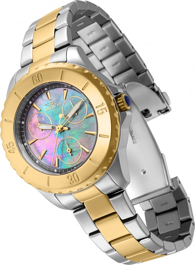 Invicta Angel Quartz Caliber VH68 Movement Black Dial Analog Watch For - Ladies 29112