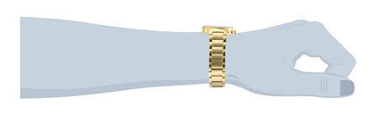 INVICTA Specialty Quartz Movement Gold Analog  Dial Watch For Gents- 29481