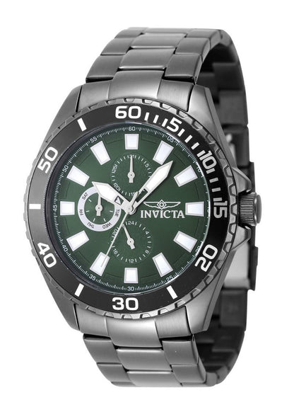 Invicta Pro Diver Quartz Green Dial Analog Watch For Gents - 29930