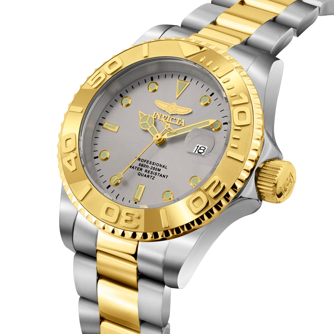 Invicta Pro Diver Quartz Grey Dial Analog Watch For - Gents 29943