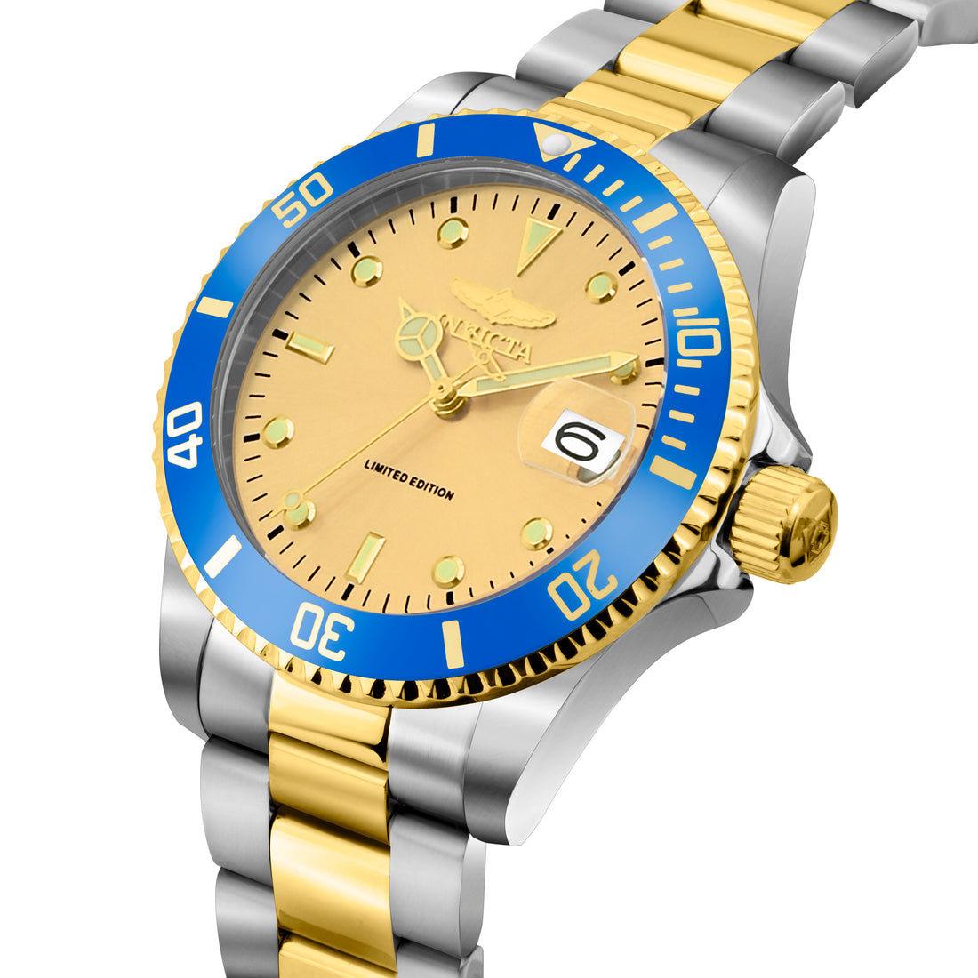 Invicta Pro Diver Automatic Gold Dial Analog Watch For - Gents 47394