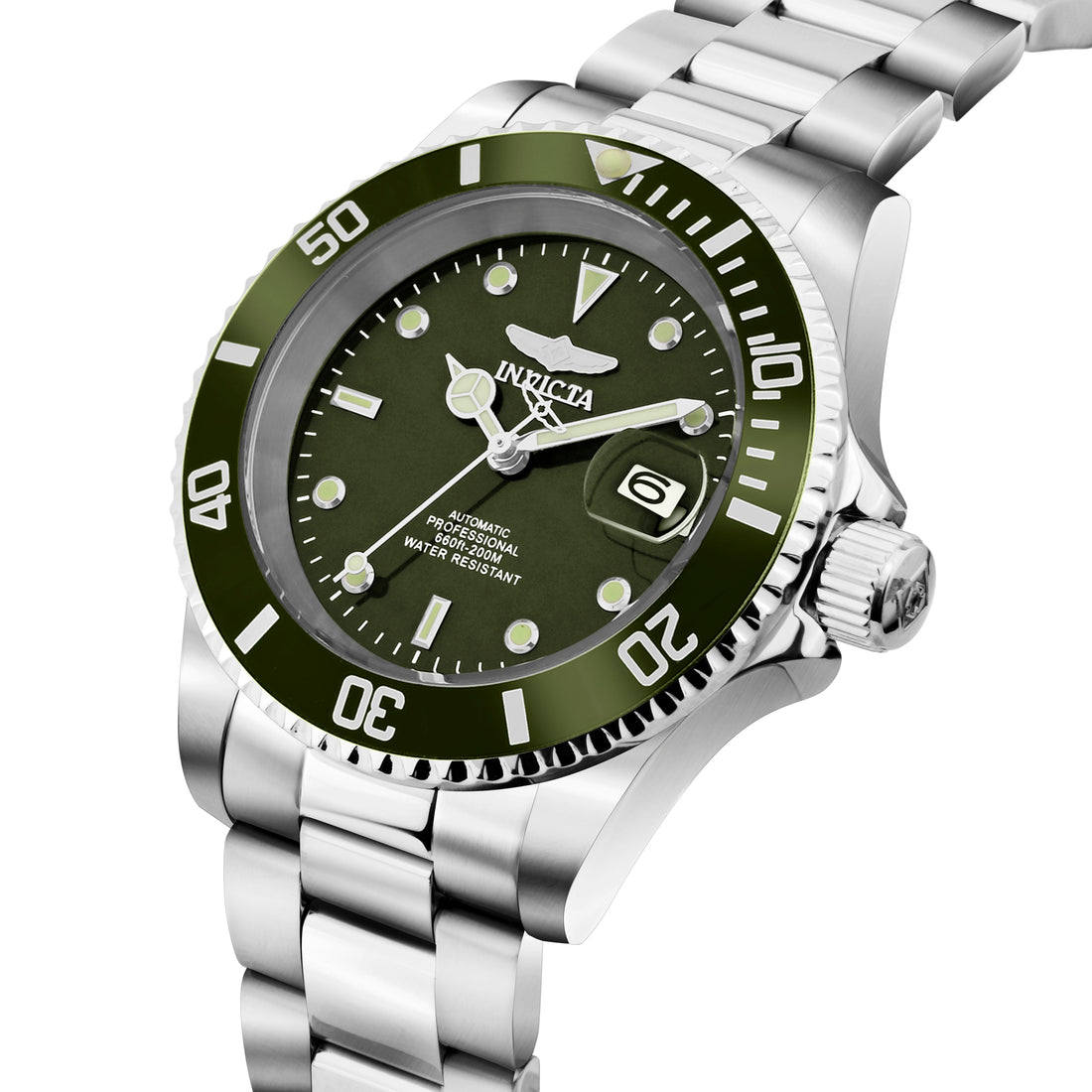 Invicta Pro Diver Automatic Green Dial Analog Watch For - Gents 35690