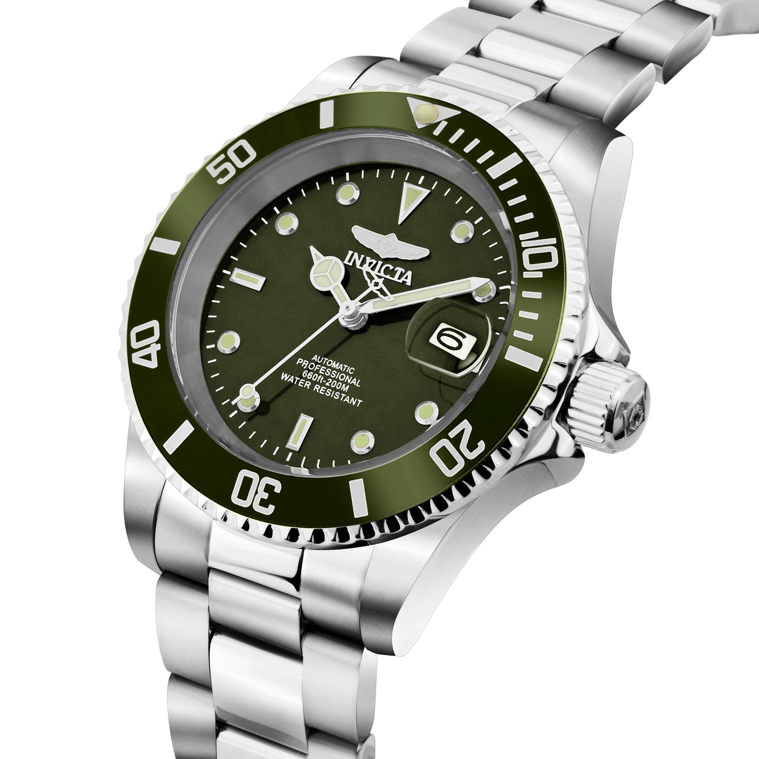 Invicta Pro Diver Automatic Green Dial Analog Watch For - Gents 35690