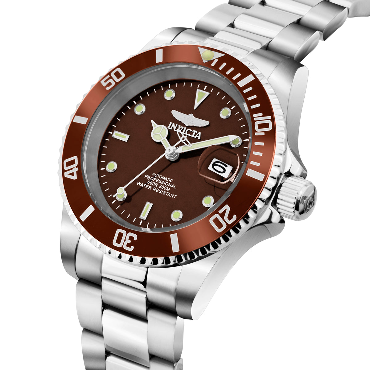 Invicta Pro Diver Automatic Brown Dial Analog Watch For - Gents 35689