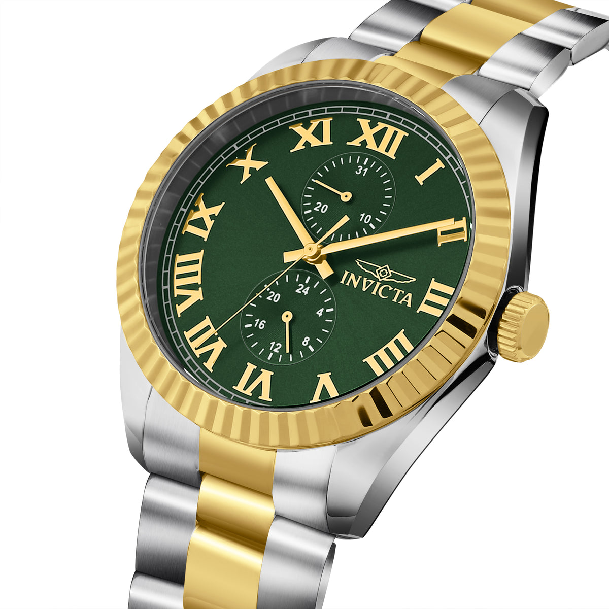 Invicta Specialty Quartz Green Dial Analog Watch For - Gents 47427
