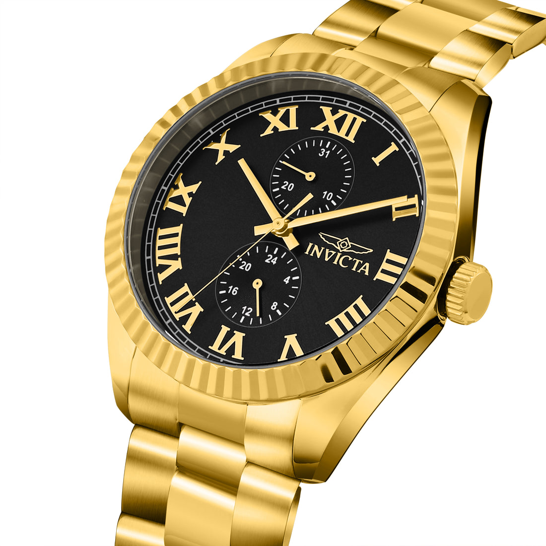 Invicta Specialty Quartz Black Dial Analog Watch For - Gents 47429