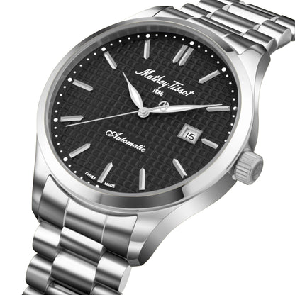 Mathey-Tissot Swiss Made Black Dial Automatic Watch For Men -  H411ATAN