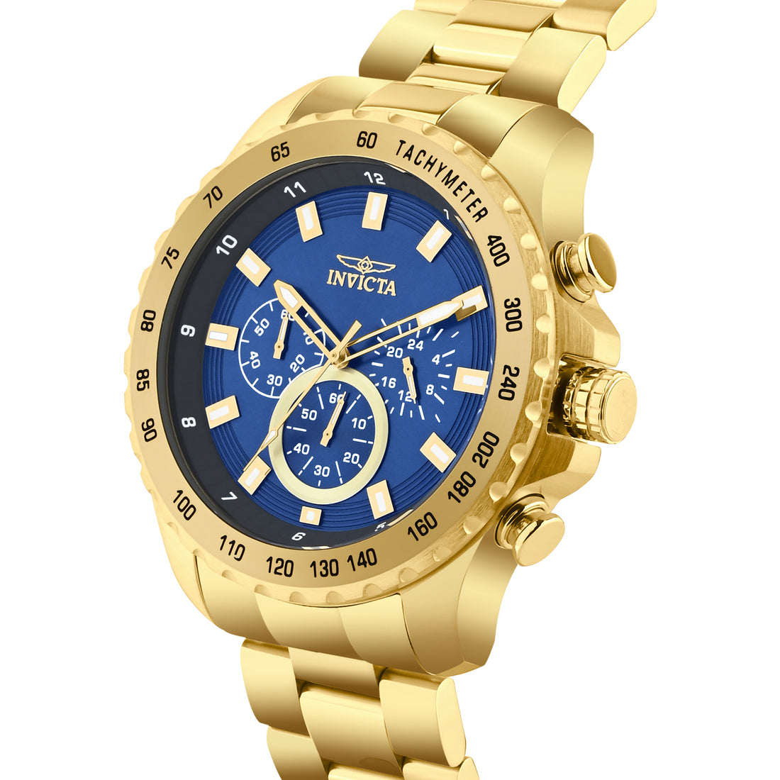 Invicta Speedway Quartz Blue Dial Analog Watch For - Gents 24213