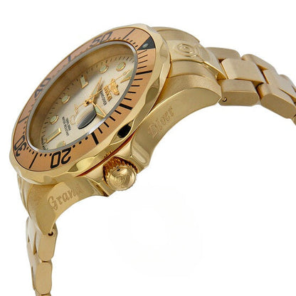 Invicta Pro Diver Automatic Gold Dial Analog Watch For - Gents 3051