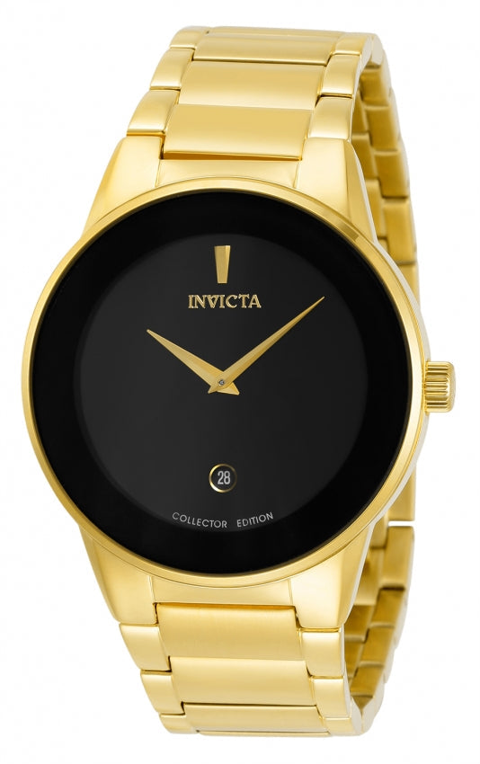 Invicta Specialty Quartz Caliber VJ34 Movement Black Dial Analog Watch For - Gents 30536