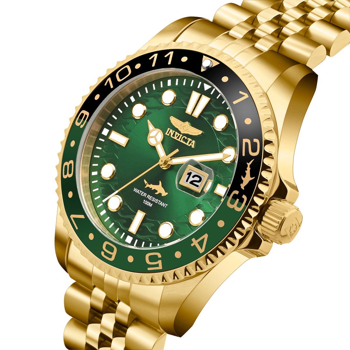 Invicta Pro Diver Quartz Green Dial Analog Watch For - Gents 30623