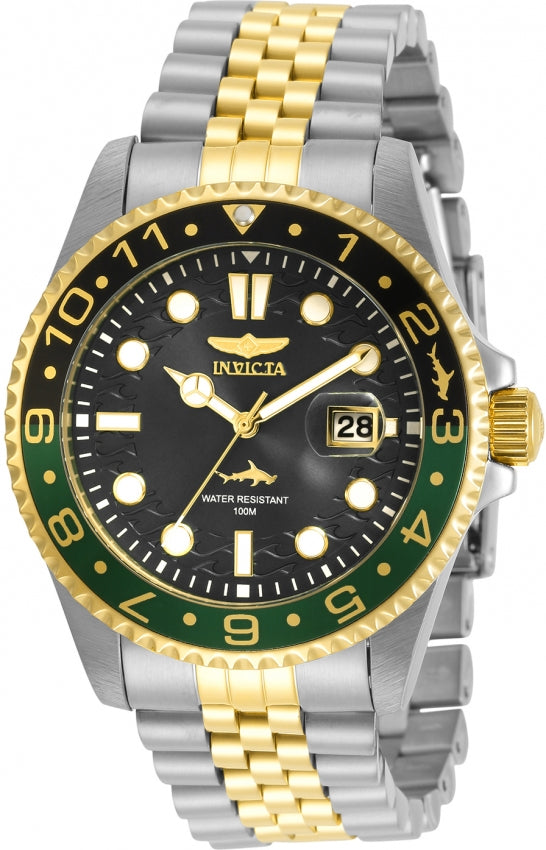Invicta Pro Diver Quartz Black Dial Analog Watch For Gents - 30625