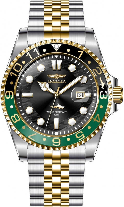 Invicta Pro Diver Quartz Black Dial Analog Watch For Gents - 30625
