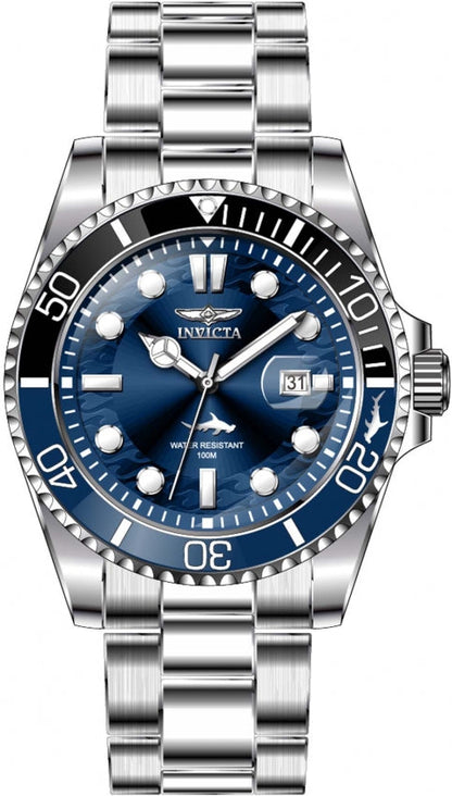 Invicta Pro Diver Men 43mm Stainless Steel Blue dial Quartz - 30807
