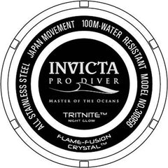 Invicta Pro Diver Quartz Black Dial Men&
