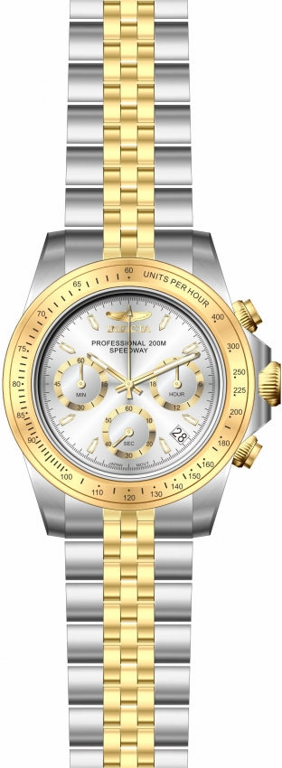 Invicta Speedway Quartz Silver Dial Analog Watch For Gents - 30991