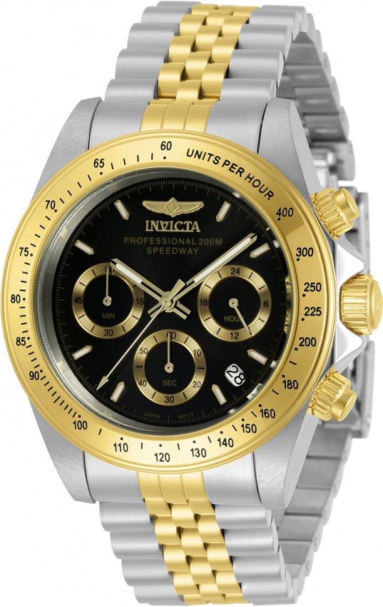 Invicta Speedway Quartz Caliber VD53 Movement Black Dial Analog Watch For - Gents 30992