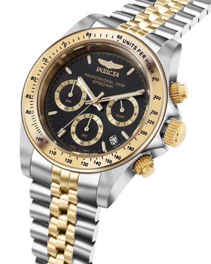 Invicta Speedway Quartz Caliber VD53 Movement Black Dial Analog Watch For - Gents 30992