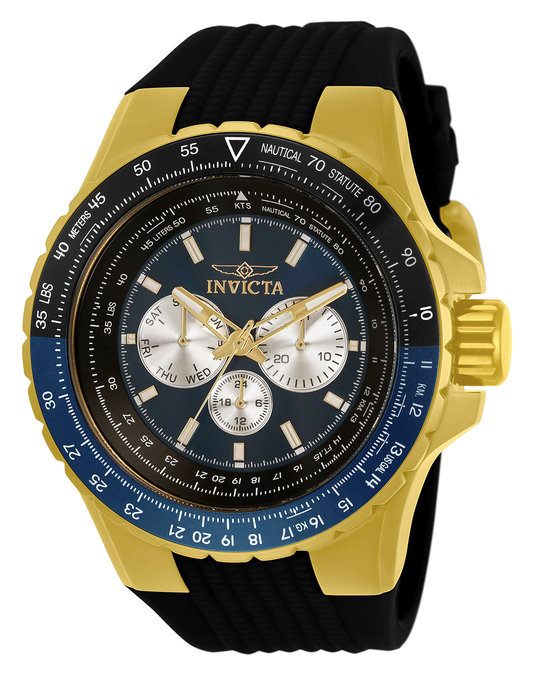 Invicta Aviator Quartz Multicolor Dial Analog Watch For Gents - 33031