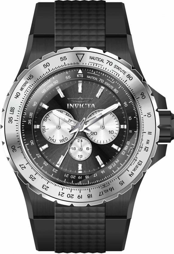 Invicta Aviator Quartz Black Dial Analog Watch For - Gents 33033