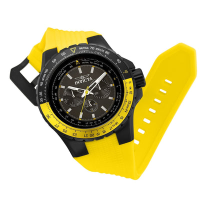 Invicta Aviator Quartz Black Dial Analog Watch For Gents - 33038