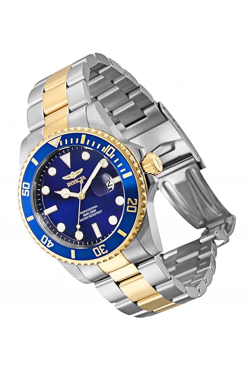 Invicta Stainless Steel Analog Blue Dial, Multi-Color Band Men Watch-33268