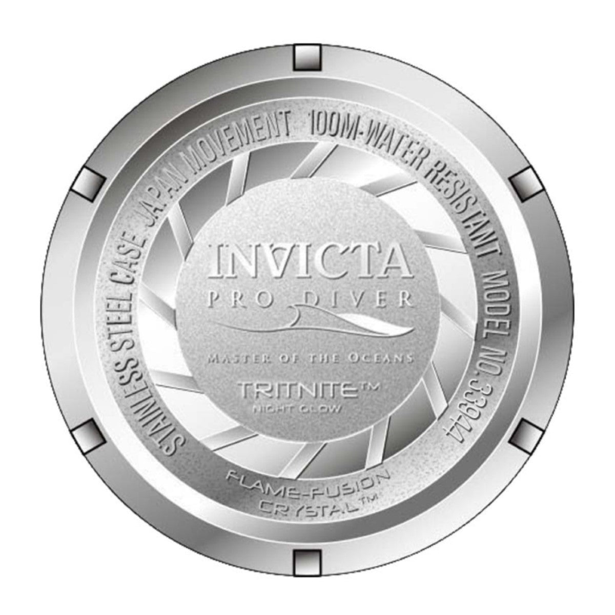 Invicta Pro Diver Quartz Black Dial Gents Watch -   33944