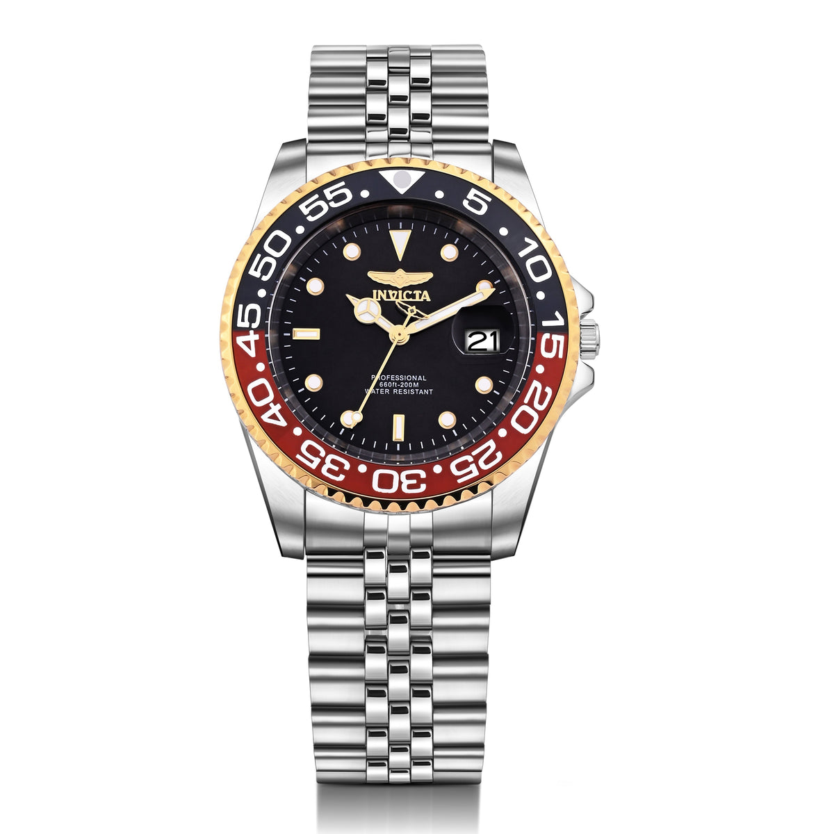 Invicta Pro Diver Quartz Black Dial Gents Watch -   34103
