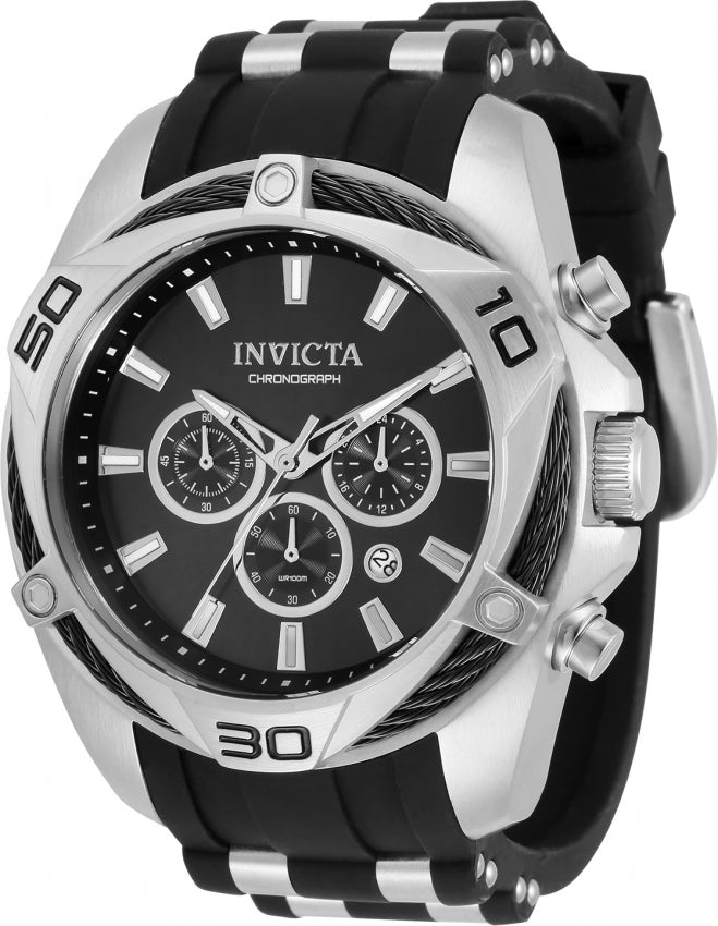 Invicta Bolt Quartz Black Dial Analog Watch For - Gents 34137