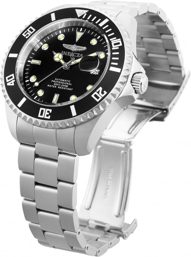 Invicta Pro Diver Automatic Caliber NH35A Movement Black Dial Analog Watch For - Gents 35717