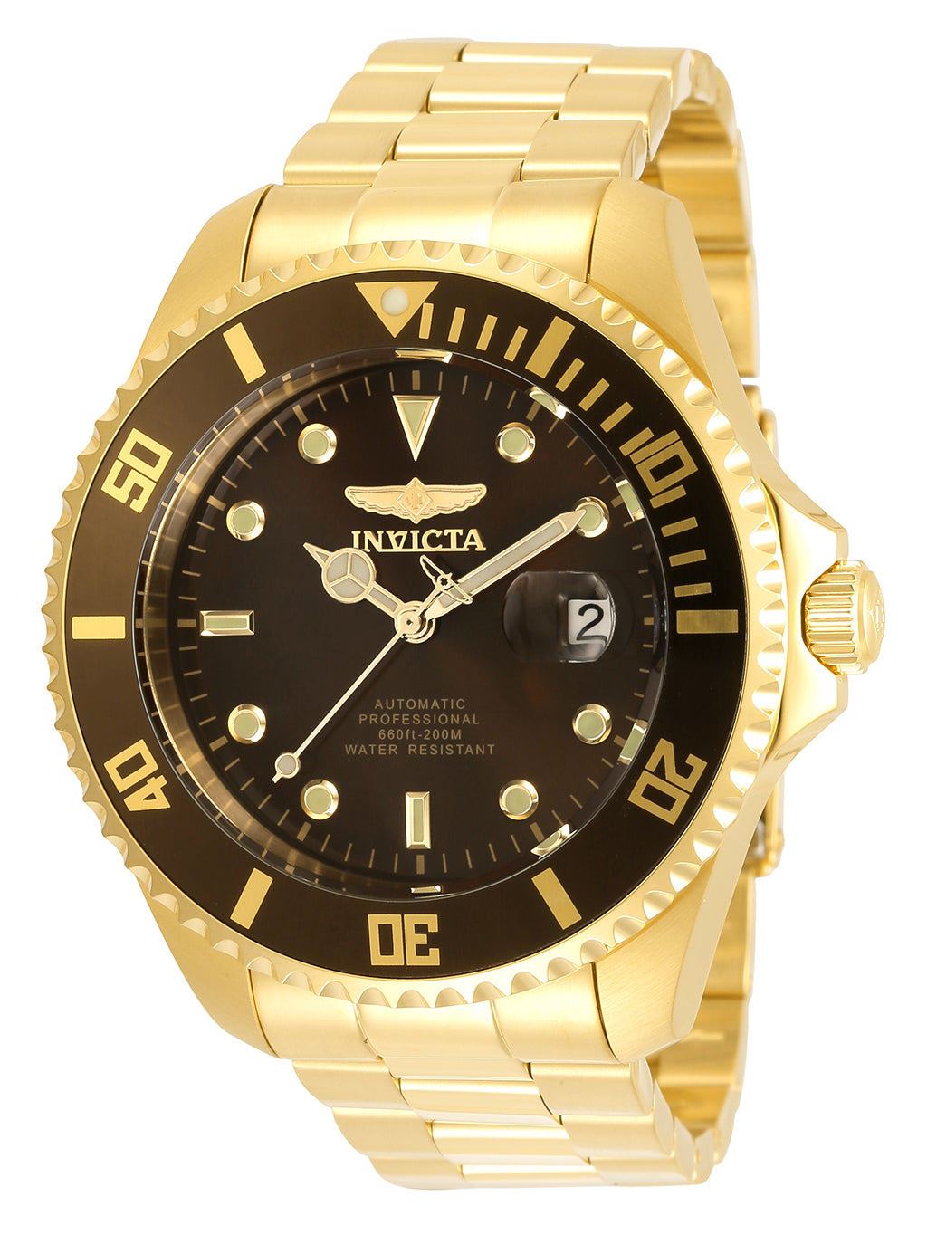 Invicta Pro Diver Automatic Brown Dial Analog Watch For - Gents 35725