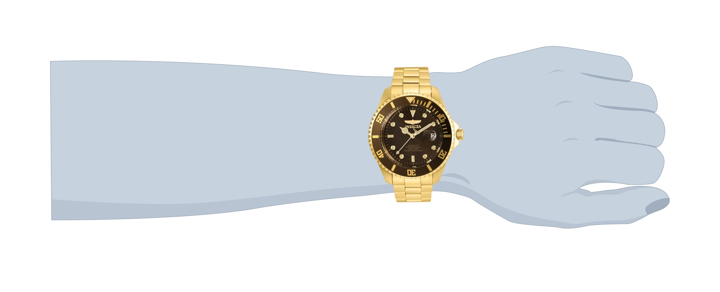 Invicta Pro Diver Automatic Brown Dial Analog Watch For - Gents 35725