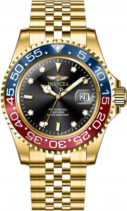 Invicta Pro Diver Quartz Black Dial Analog Watch For Gents - 36041