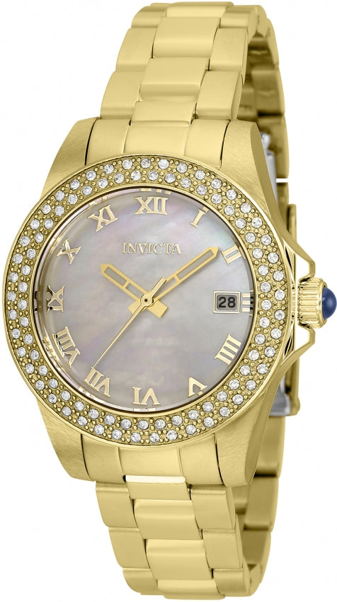 Invicta Angel Quartz Caliber PC32A Movement White Dial Analog Watch For - Ladies 36073